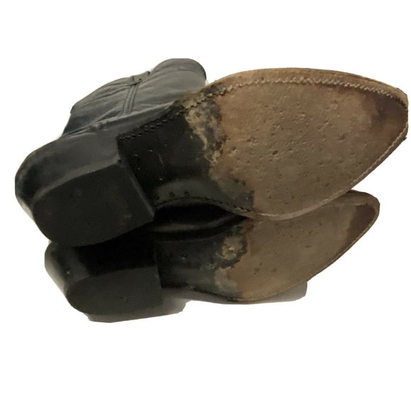 Vintage Heritage West Black Leather Western Boots - Picture 5 of 7